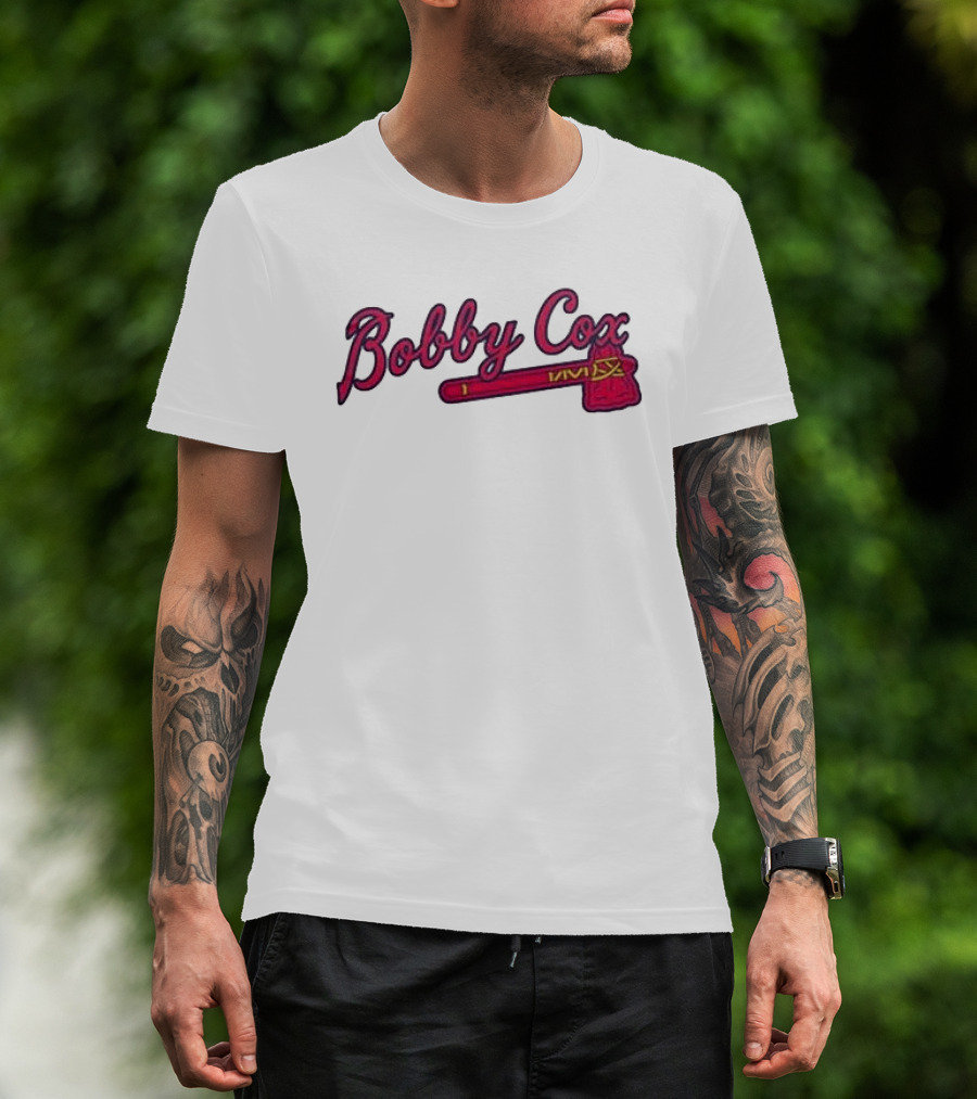 In Memory Of Bobby Cox Edition Baseball Tribute With Iconic Bat And Jersey T-Shirt