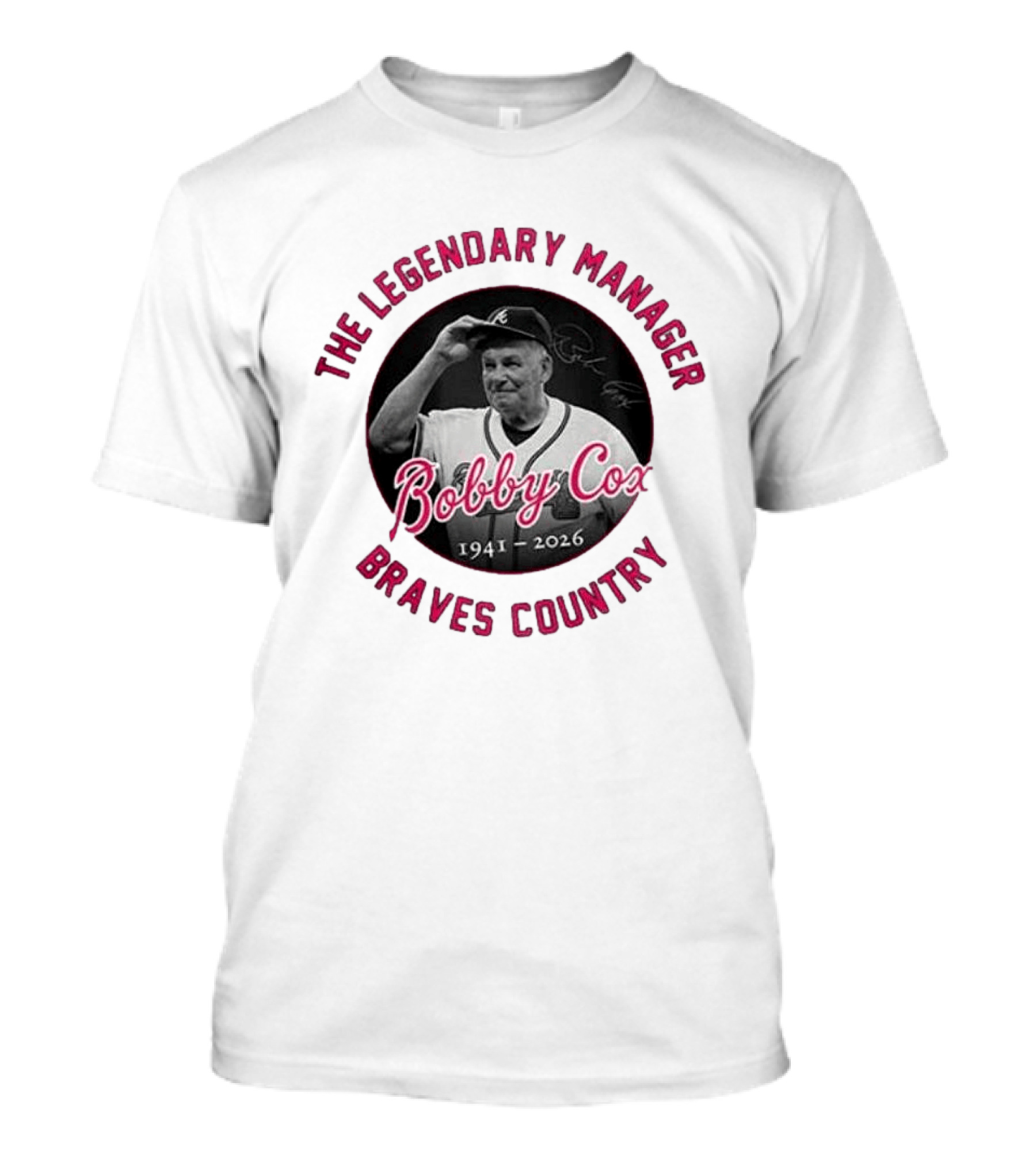 Bobby Cox 1941 2026 The Legendary Manager Braves Country T-Shirt