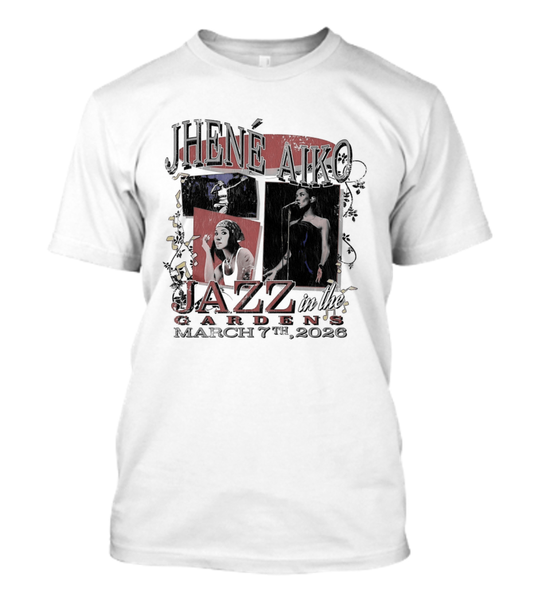 Jhene Aiko Jazz In The Gardens March 7 2026 Event T-Shirt