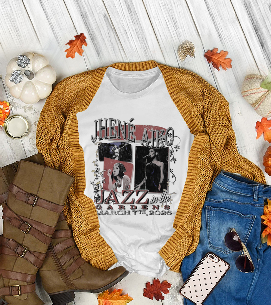 Jhene Aiko Jazz in the Gardens March 7 2026 Event T-Shirt