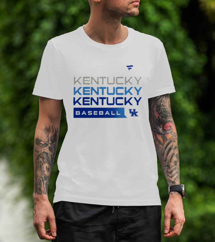 Kentucky Wildcats Baseball Tri Blend Hype Fanatics T-Shirt