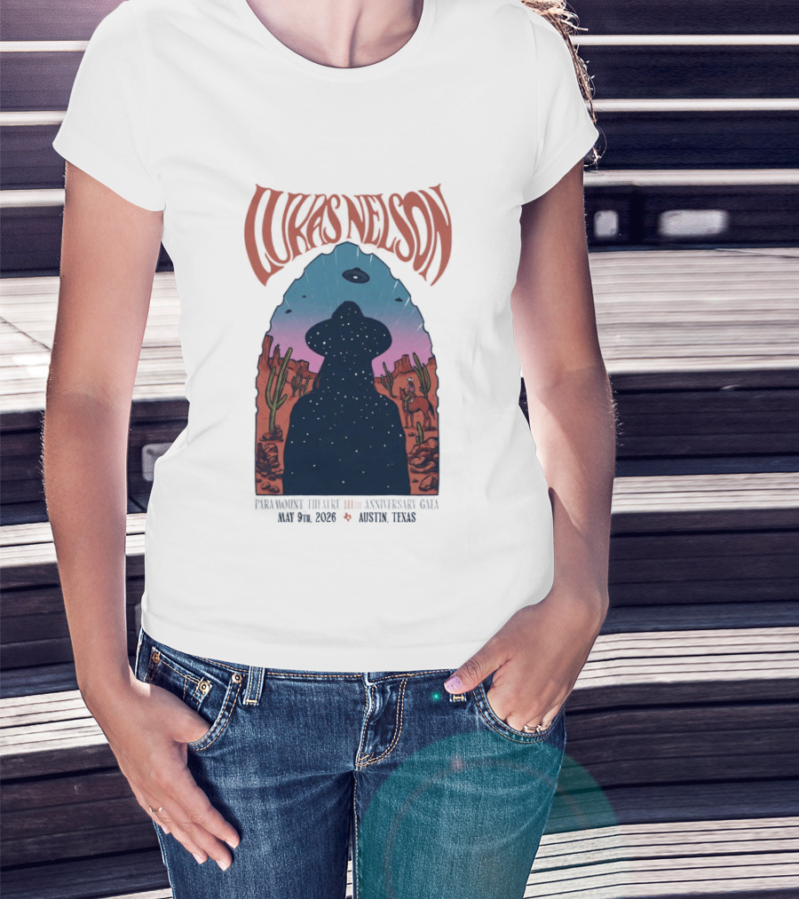 Lukas Nelson 60th Anniversary Show May 9 2026 Austin Texas T-Shirt