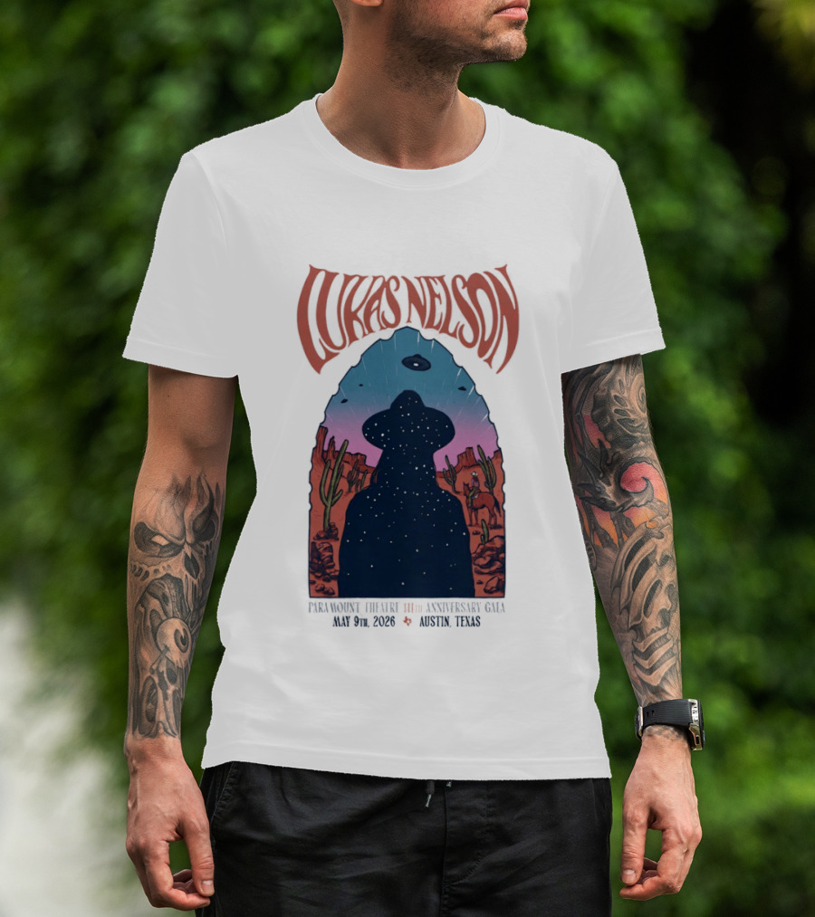 Lukas Nelson 60th Anniversary Show May 9 2026 Austin Texas T-Shirt