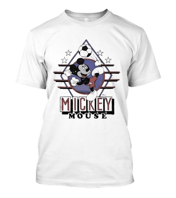 Mickey Mouse Soccer Stars USA Cartoon T-Shirt