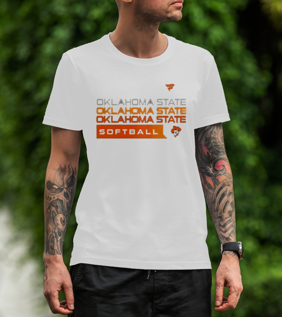 Oklahoma State College Softball Cowboys Hype Tri Blend T-Shirt