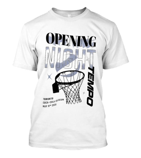 Opening Night Toronto Tempo WNBA Coca Cola Coliseum May 8th 2026 T-Shirt