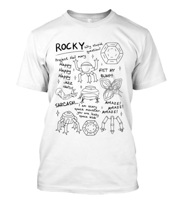 ROCKY Eridian Amaze Fist Bump Project Hail Mary Ska Ska Amaze T-Shirt