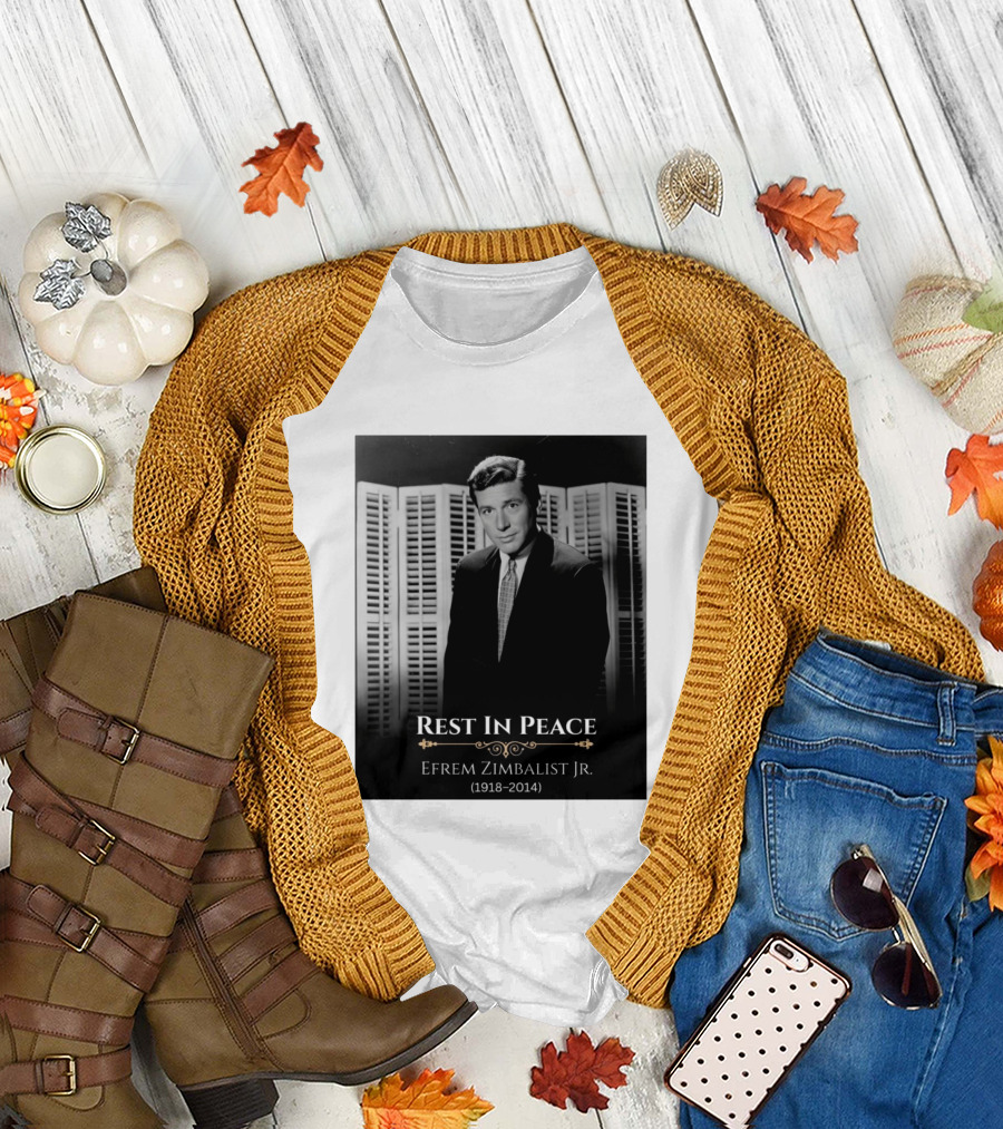 Rest in Peace Efrem Zimbalist Jr. 1918 2014 T-Shirt