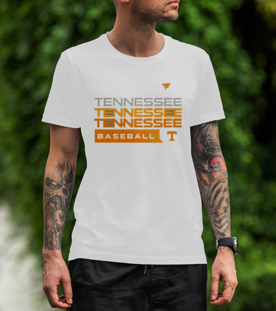 Tennessee Volunteers Baseball Tri Blend Hype Official College Gear T-Shirt