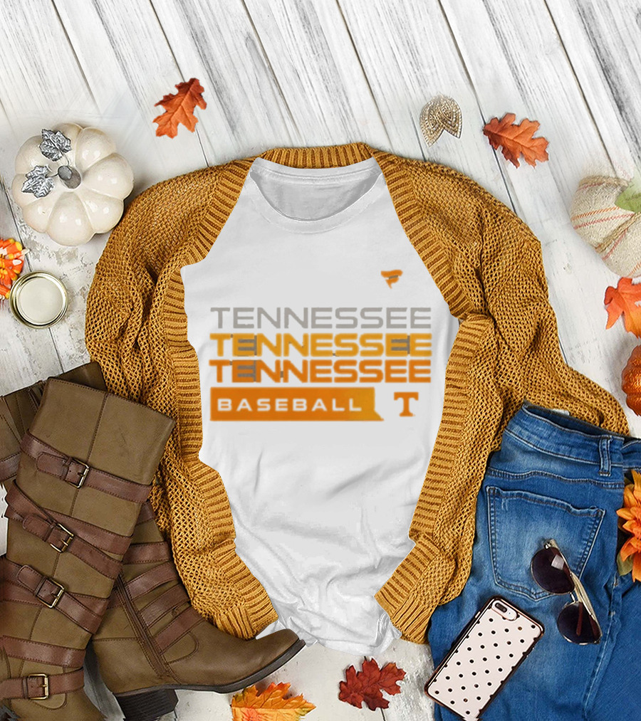 Tennessee Volunteers Baseball Tri Blend Hype Official College Gear T-Shirt