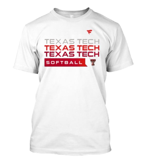 Texas Tech Red Raiders Softball Tri Blend College Hype T-Shirt