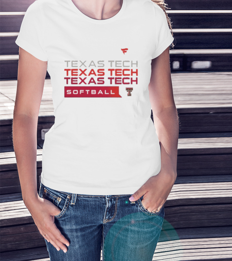 Texas Tech Red Raiders Softball Tri Blend College Hype T-Shirt