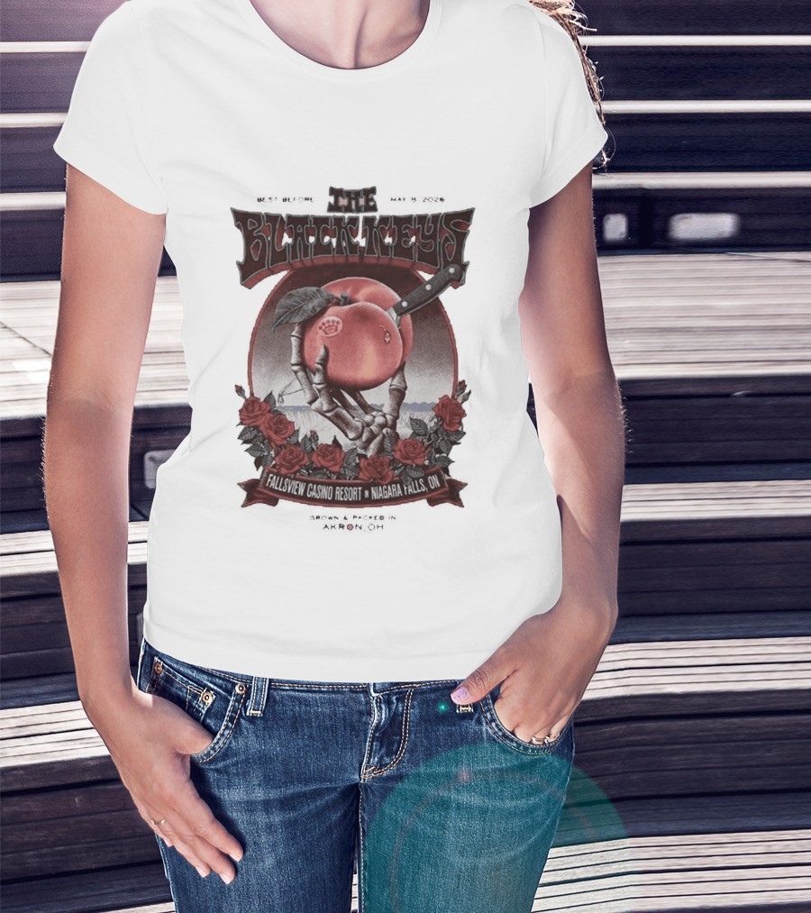The Black Keys Niagara Falls 2026 May 8 Fallsview Casino Resort Ontario Event T-Shirt