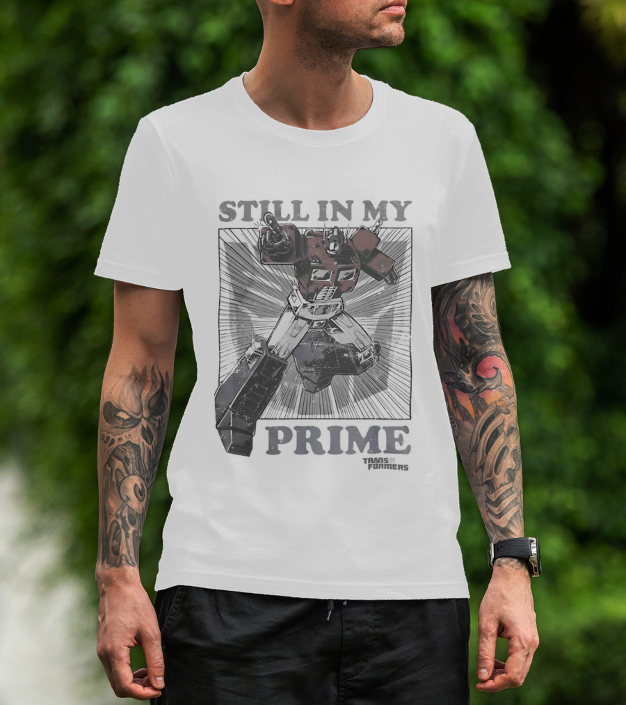 Still In My Prime Transformers Father's Day Dad T-Shirt