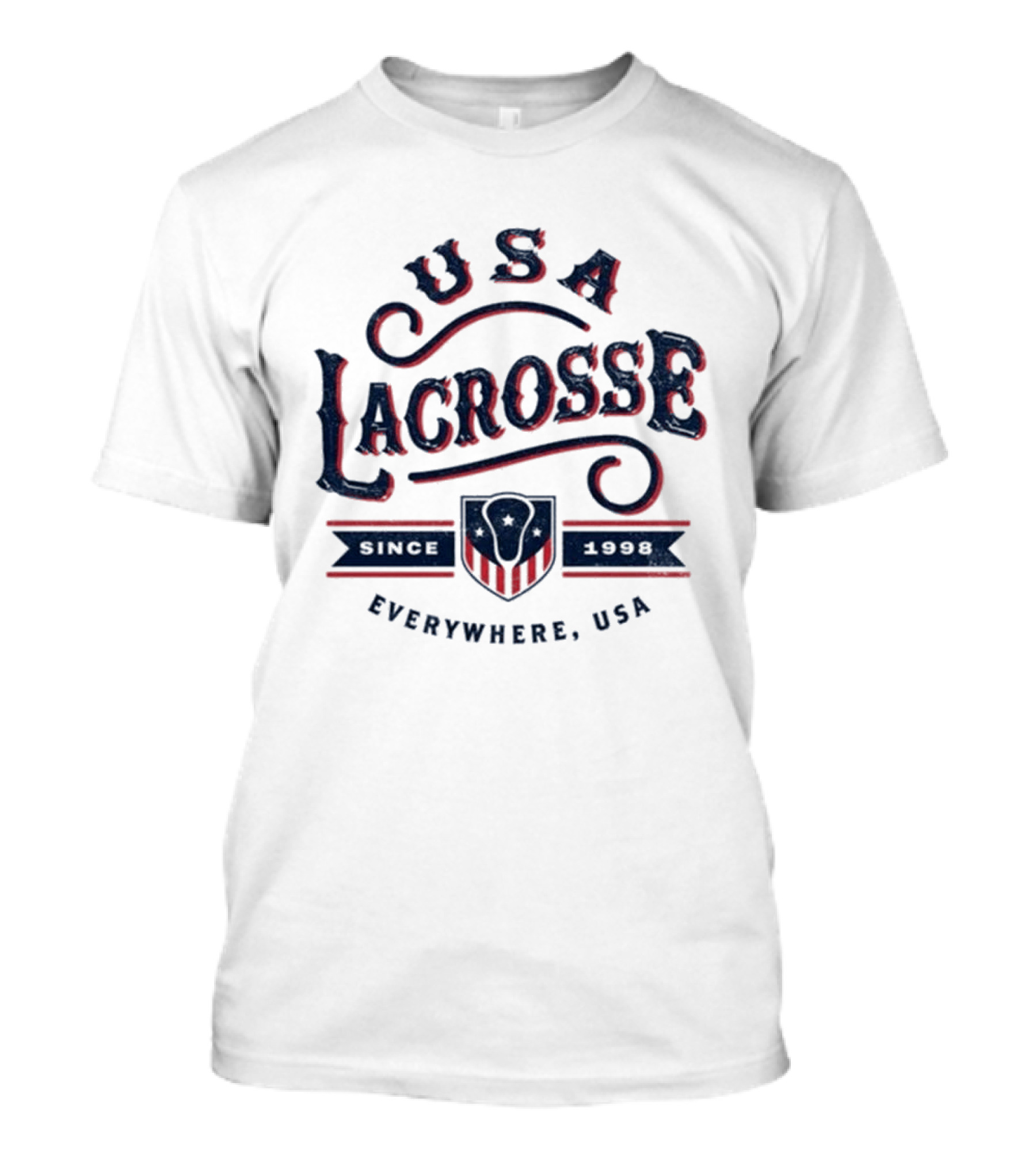USA Lacrosse Since 1998 Everywhere, USA T-Shirt