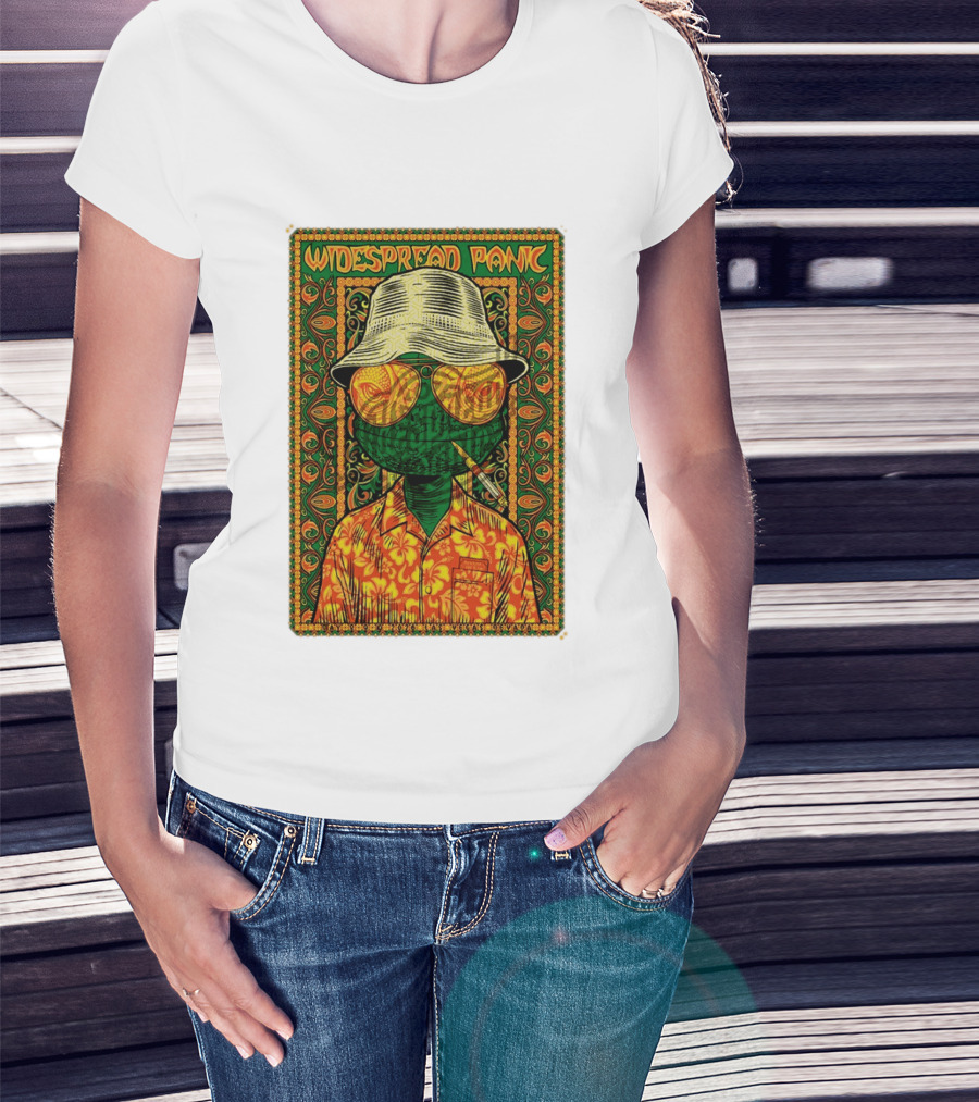 Widespread Panic May 8 10 2026 Las Vegas Tour Virgin Hotels The Theater Psychedelic T-Shirt