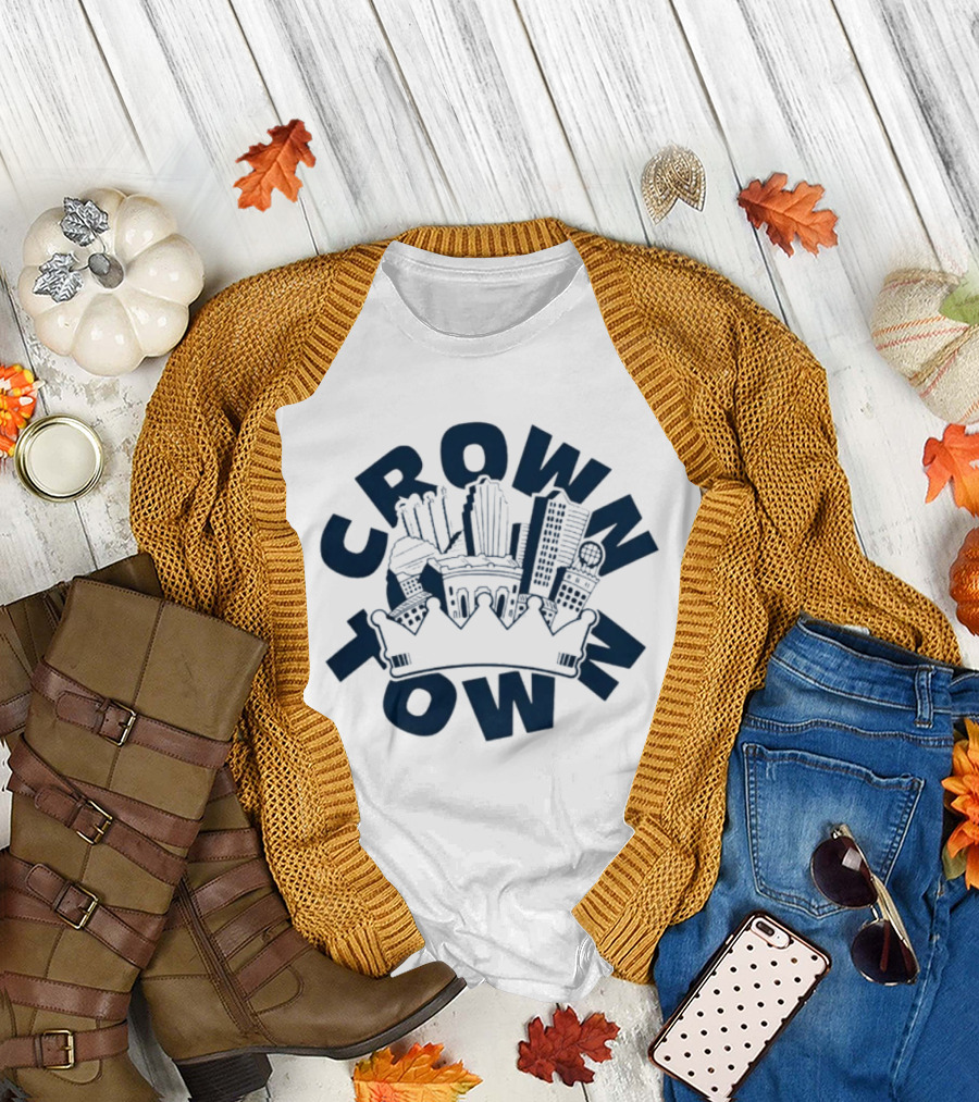 Kansas City Crown Town Skyline Architecture T-Shirt