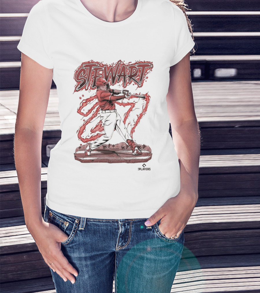 STEWART Powerful Baseball Swing T-Shirt