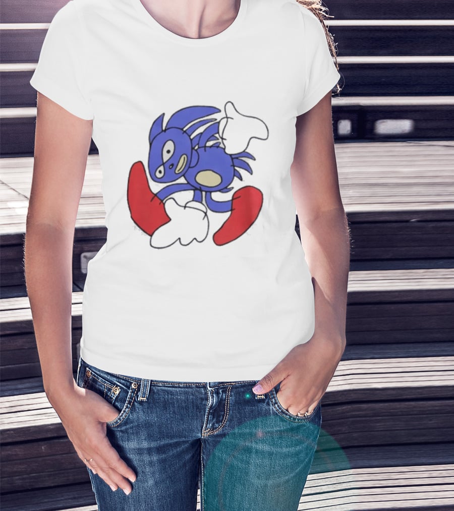 Sanic Hegehog Meme Sega T-Shirt