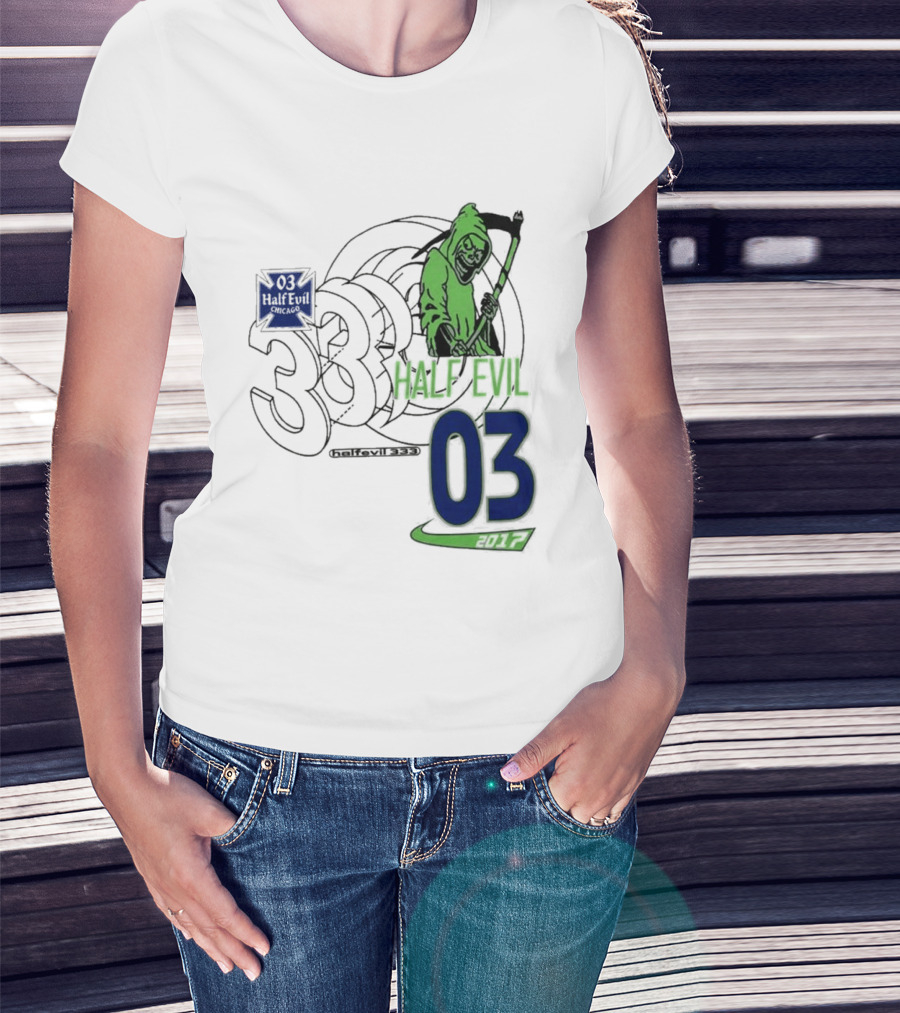 Halfevilco 333 Male Evil 03 Grim Reaper T-Shirt