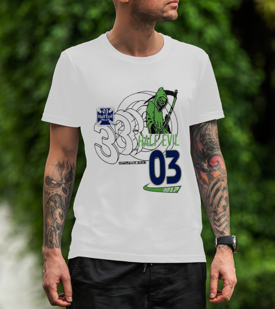 Halfevilco 333 Male Evil 03 Grim Reaper T-Shirt