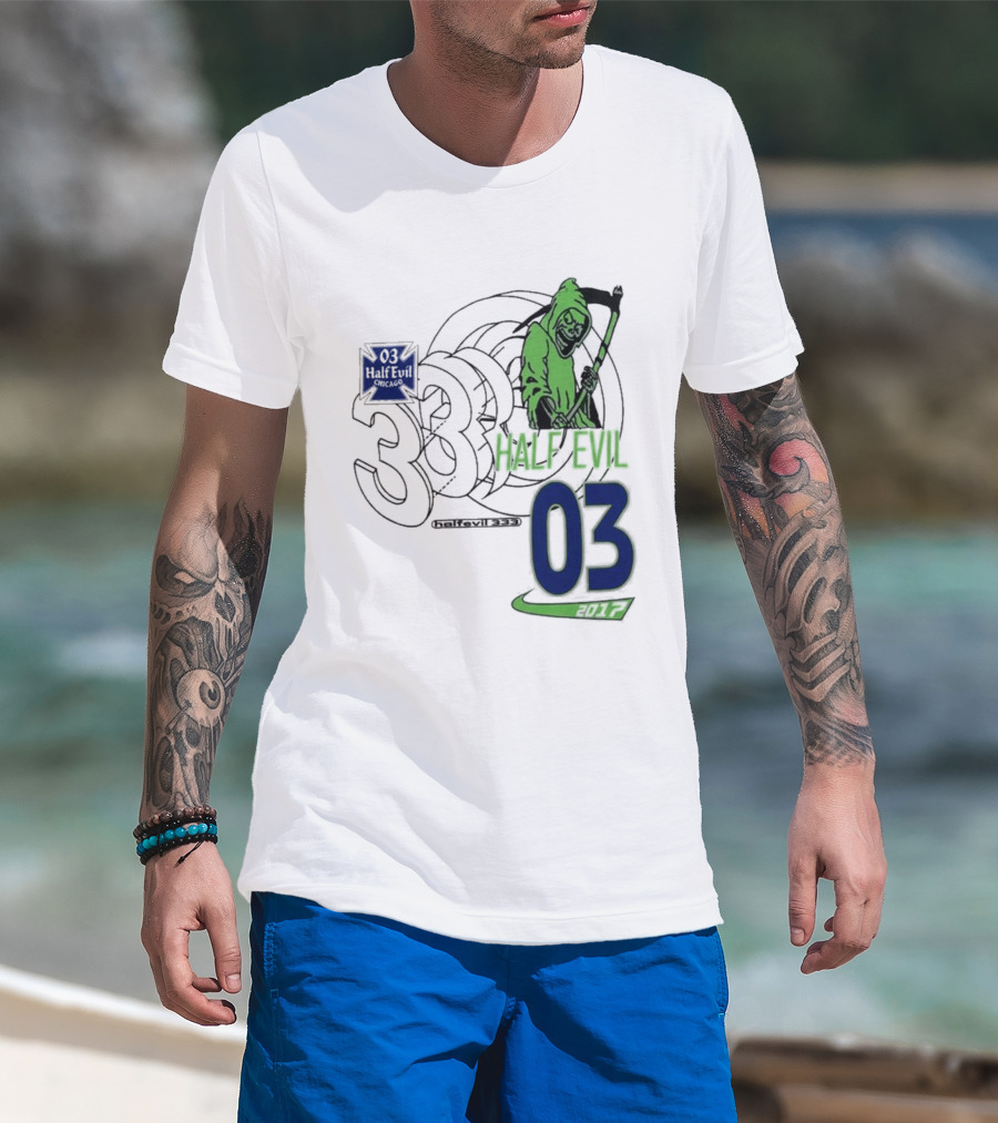 Halfevilco 333 Male Evil 03 Grim Reaper T-Shirt
