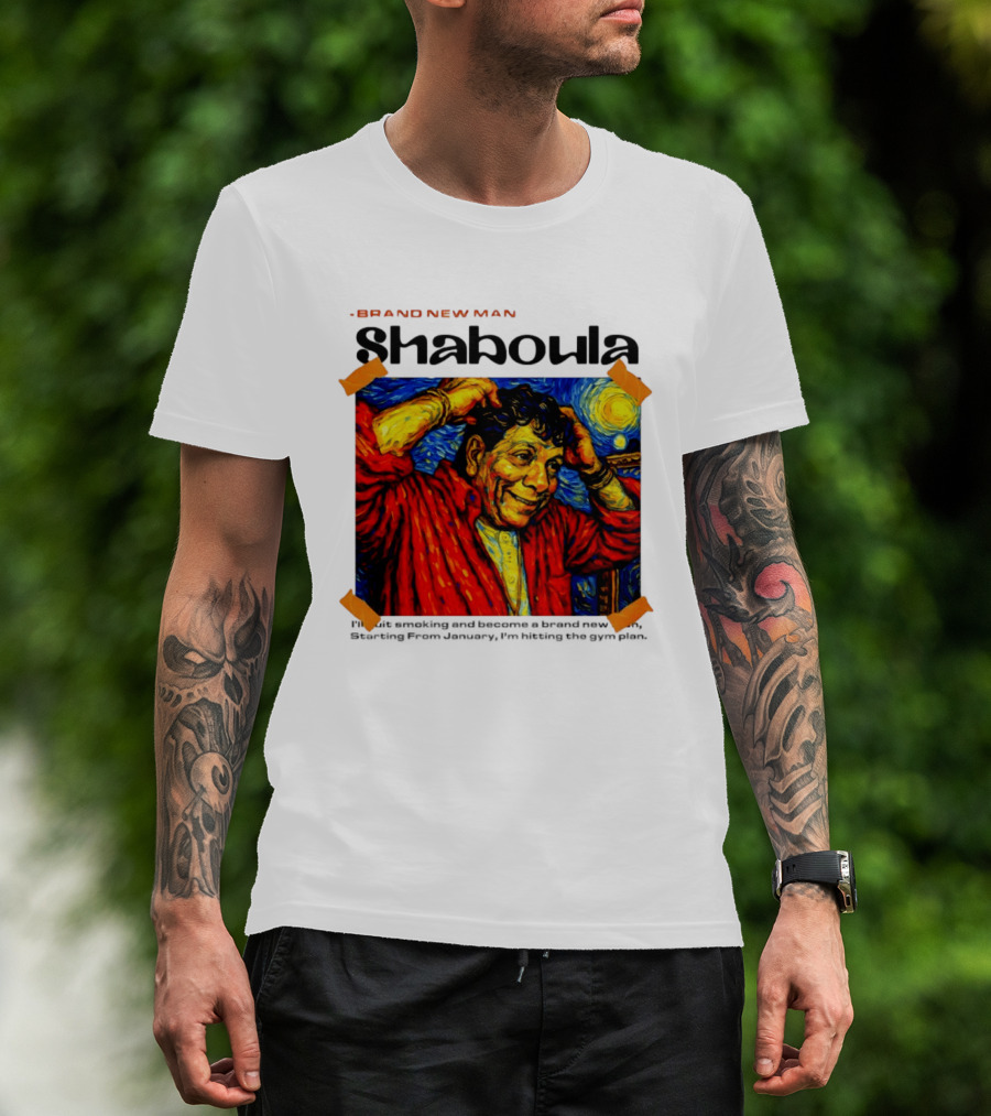 Van Gogh Style Shaboula Brand New Man T-Shirt