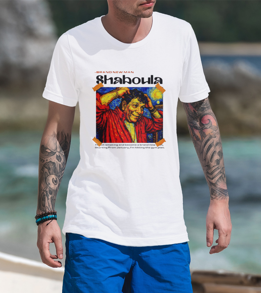 Van Gogh Style Shaboula Brand New Man T-Shirt
