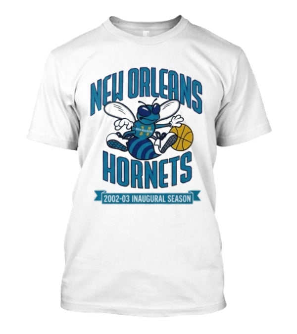 New Orleans Hornets Inaugural Season Basketball T-Shirt