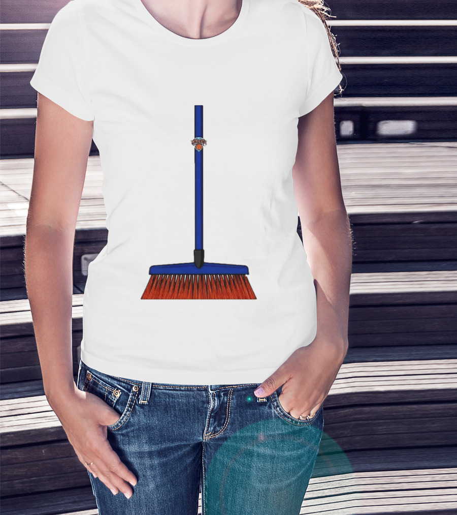 New York Knicks The Sweep 2026 Broom Basketball Fan Gear T-Shirt