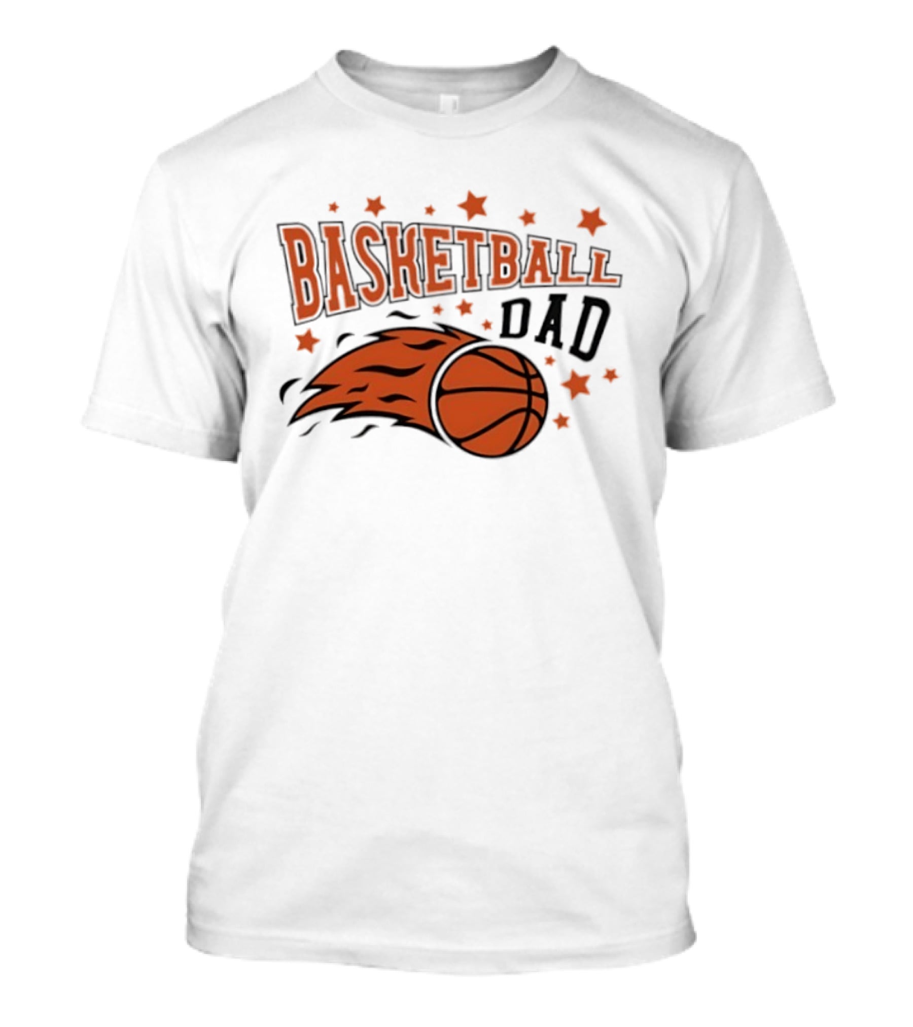 Basketball Dad Flame Stars 2026 T-Shirt