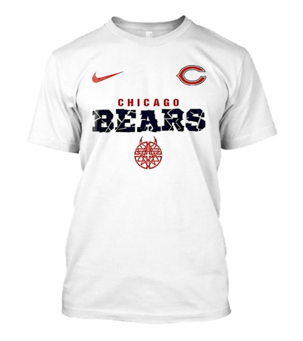 Chicago Bears Nike Disturbed Down With The Sickness Collaboration T-Shirt