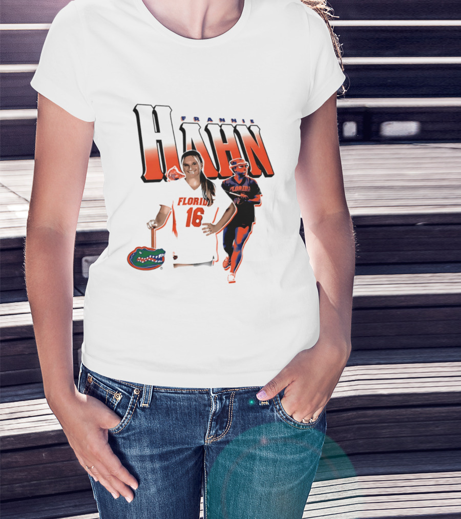 Florida Gators Lacrosse Frannie Hahn Number 16 Sports Team T-Shirt