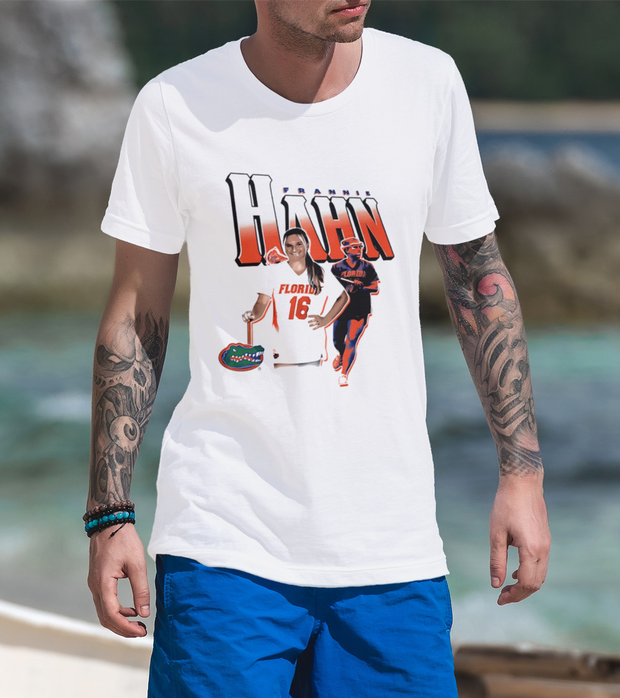 Florida Gators Lacrosse Frannie Hahn Number 16 Sports Team T-Shirt