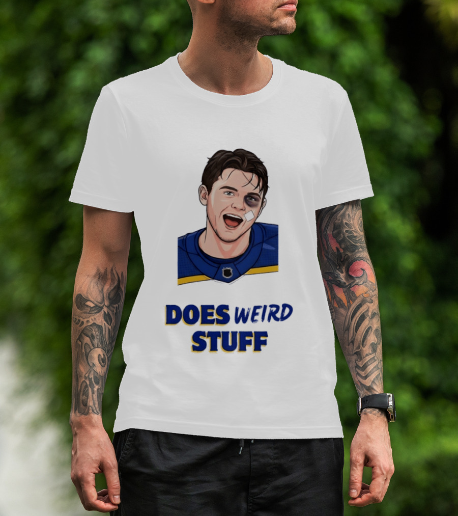 Jordan Binnington St. Louis Blues Does Weird Stuff T-Shirt