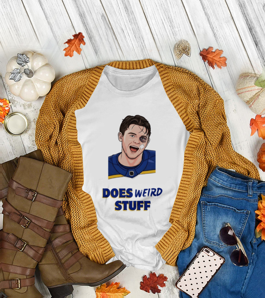 Jordan Binnington St. Louis Blues Does Weird Stuff T-Shirt