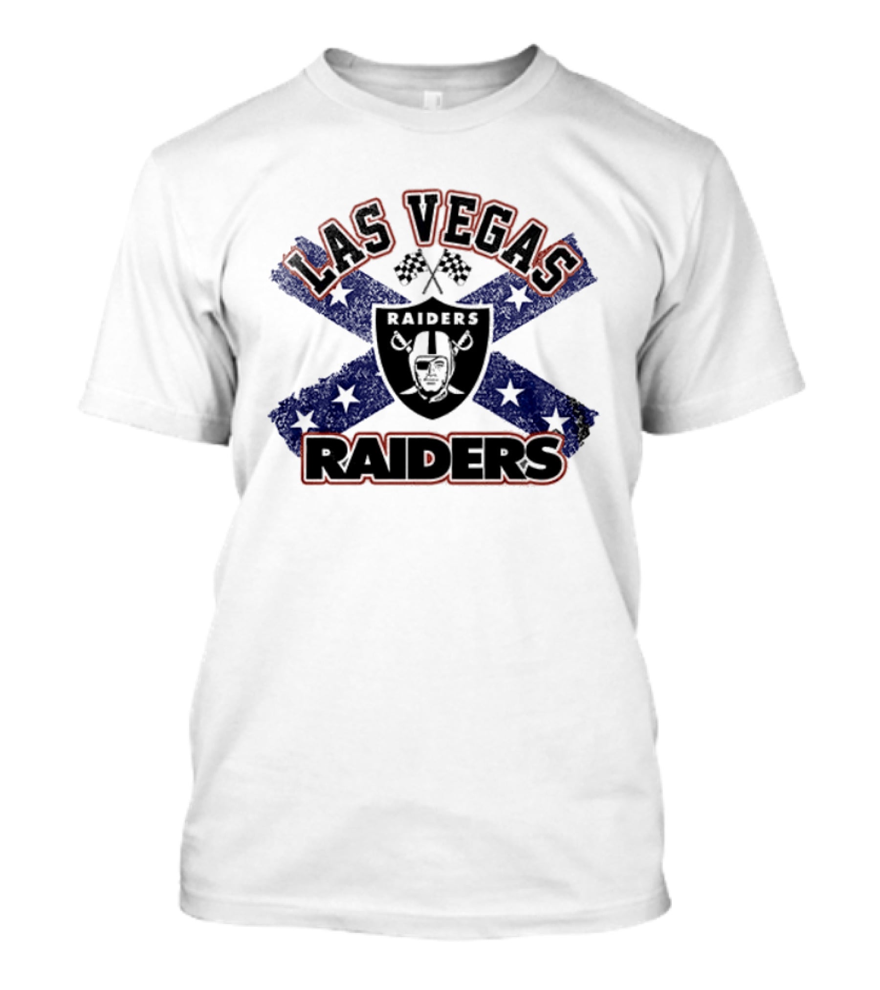 Las Vegas Raiders Confederate Flag Crossover With Dukes Of Hazzard T-Shirt