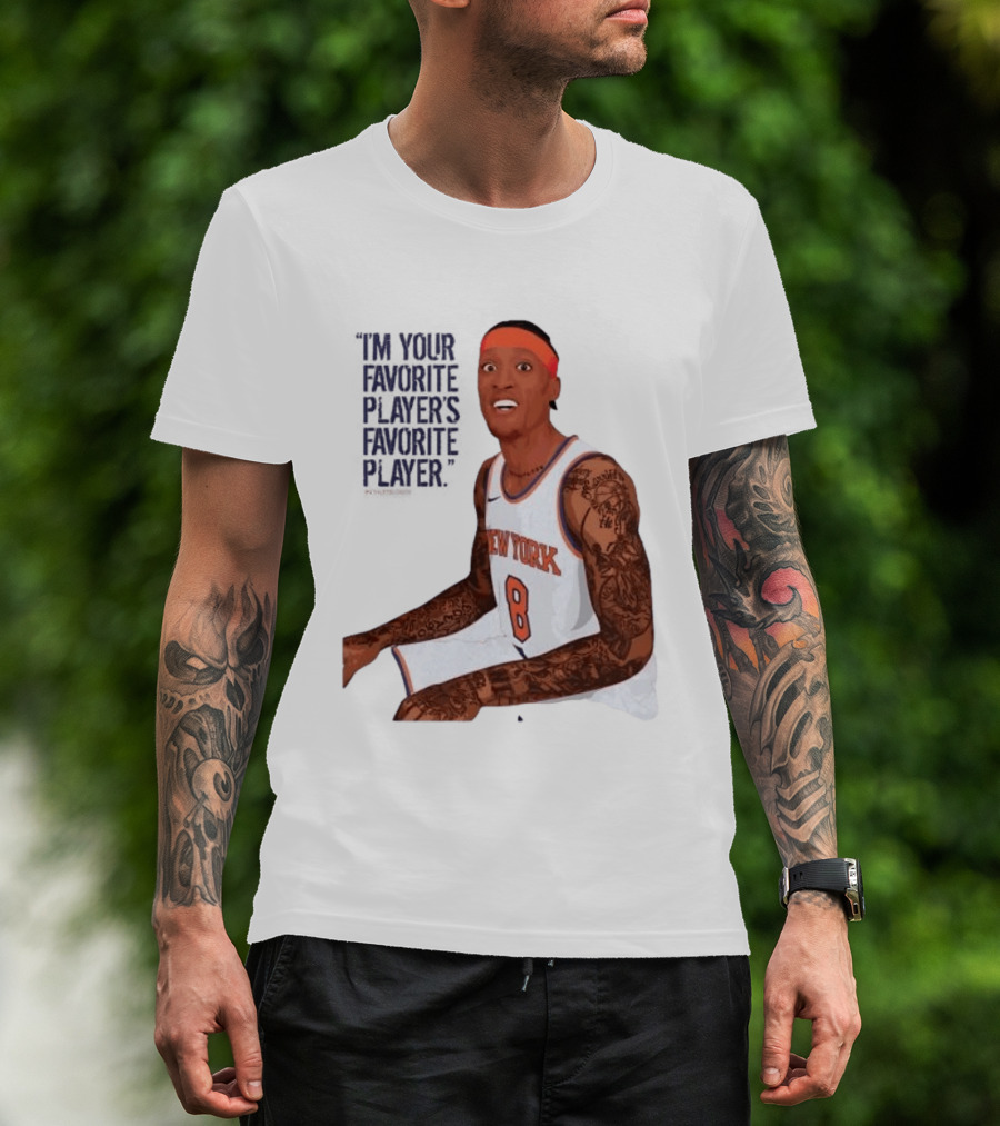 Michael Beasley I'm Your Favorite Player's Favorite Player New York Basketball 8 Tattoos T-Shirt