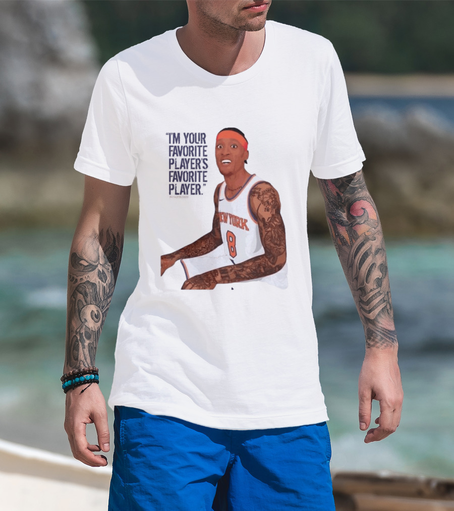 Michael Beasley I'm Your Favorite Player's Favorite Player New York Basketball 8 Tattoos T-Shirt