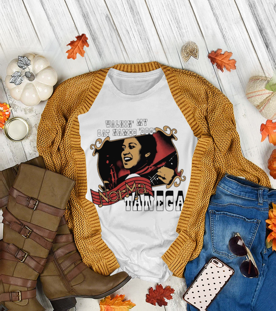 Norma Tanega Walkin' My Cat Named Dog T-Shirt