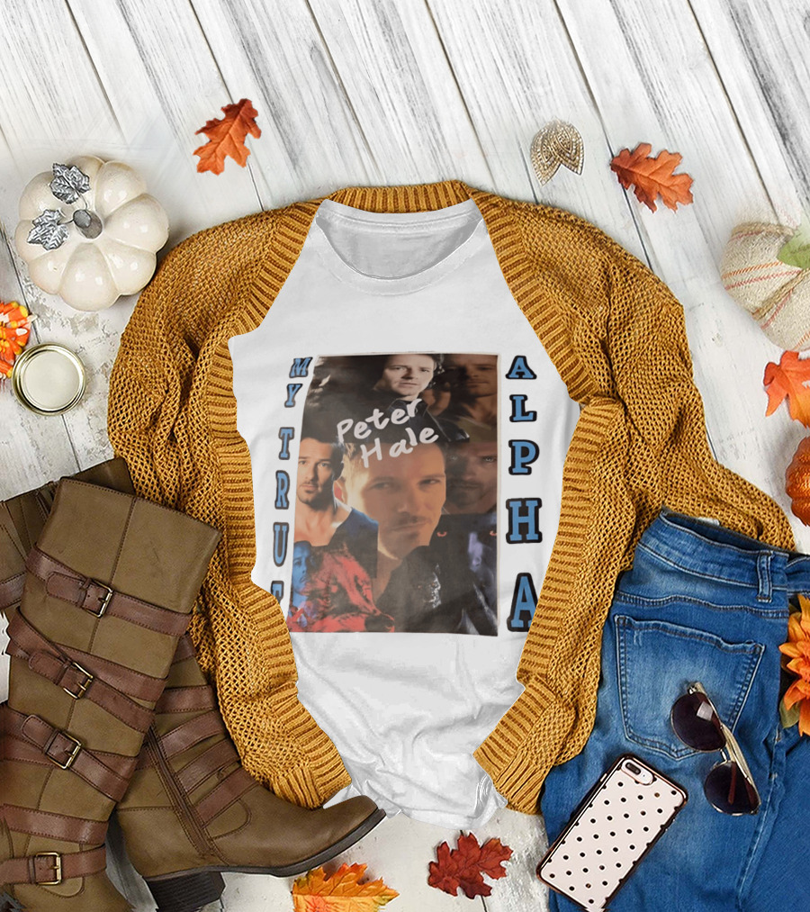 Peter Hale My True Alpha Collage with Photo Montage T-Shirt