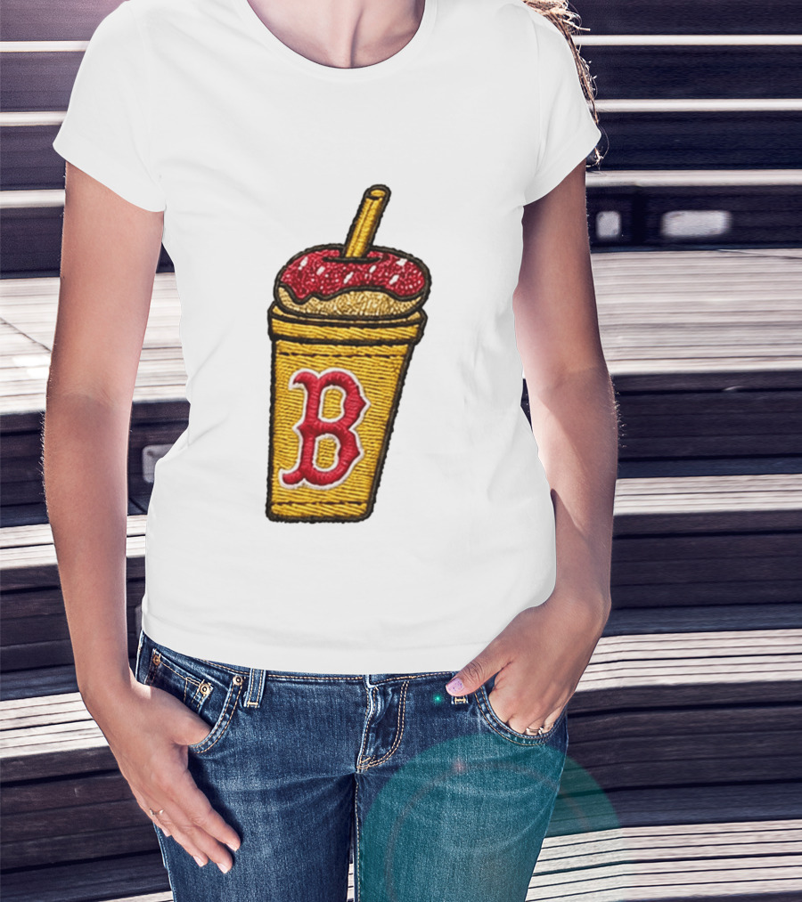 Red Sox Dunkin' Iced Coffee B Cap 2026 T-Shirt