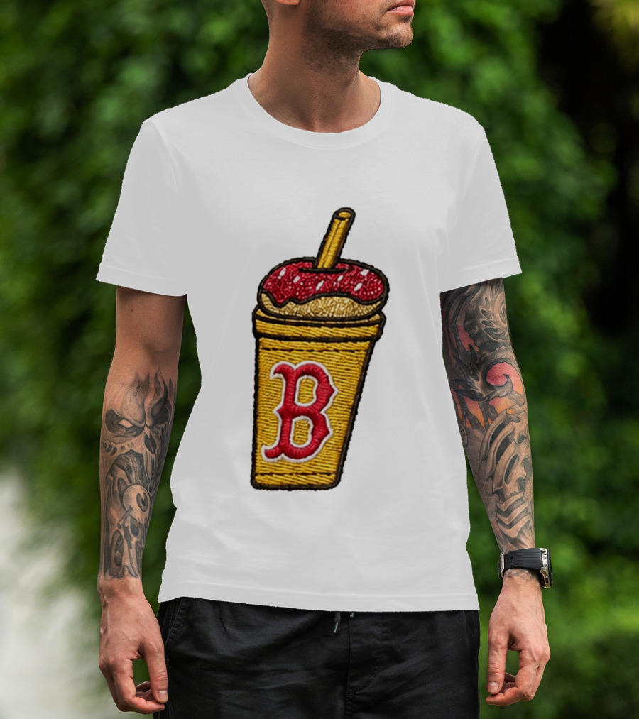 Red Sox Dunkin' Iced Coffee B Cap 2026 T-Shirt