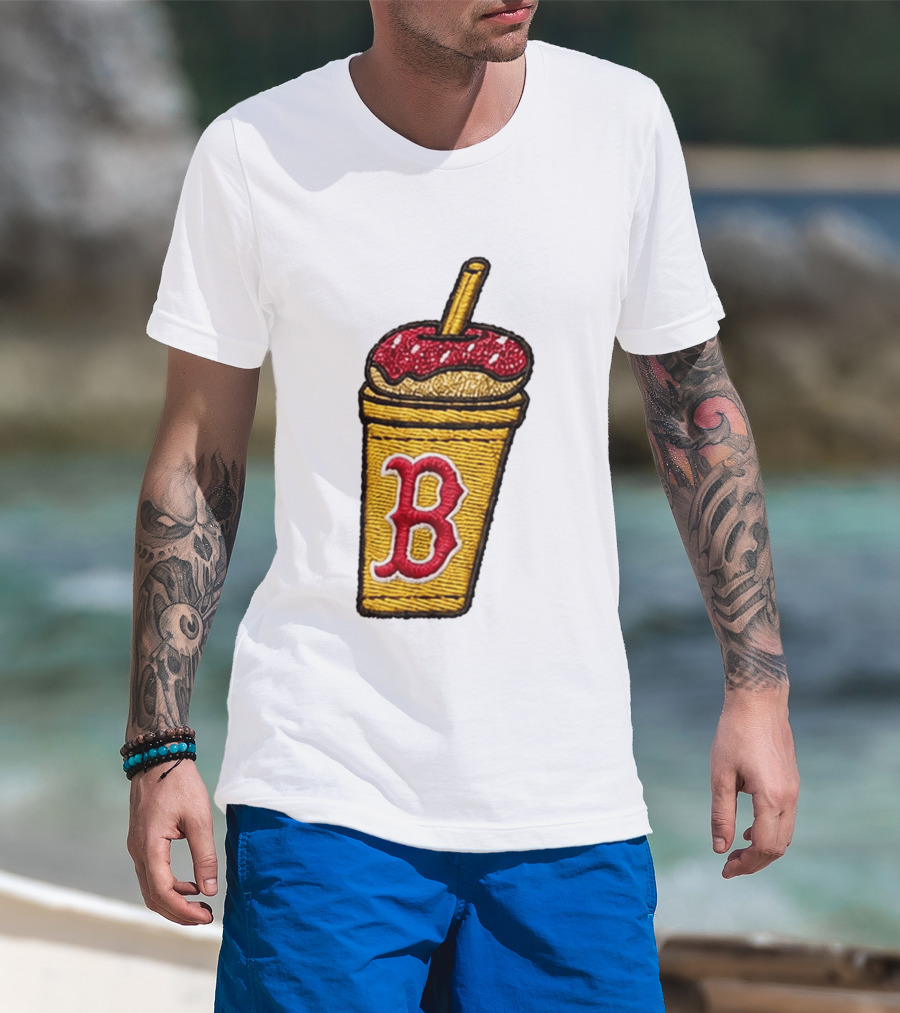 Red Sox Dunkin' Iced Coffee B Cap 2026 T-Shirt