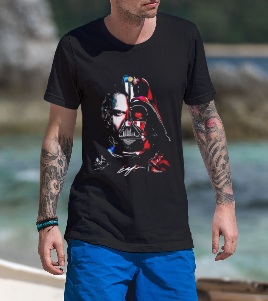 Anakin Skywalker Darth Vader Split Face Star Wars T-Shirt