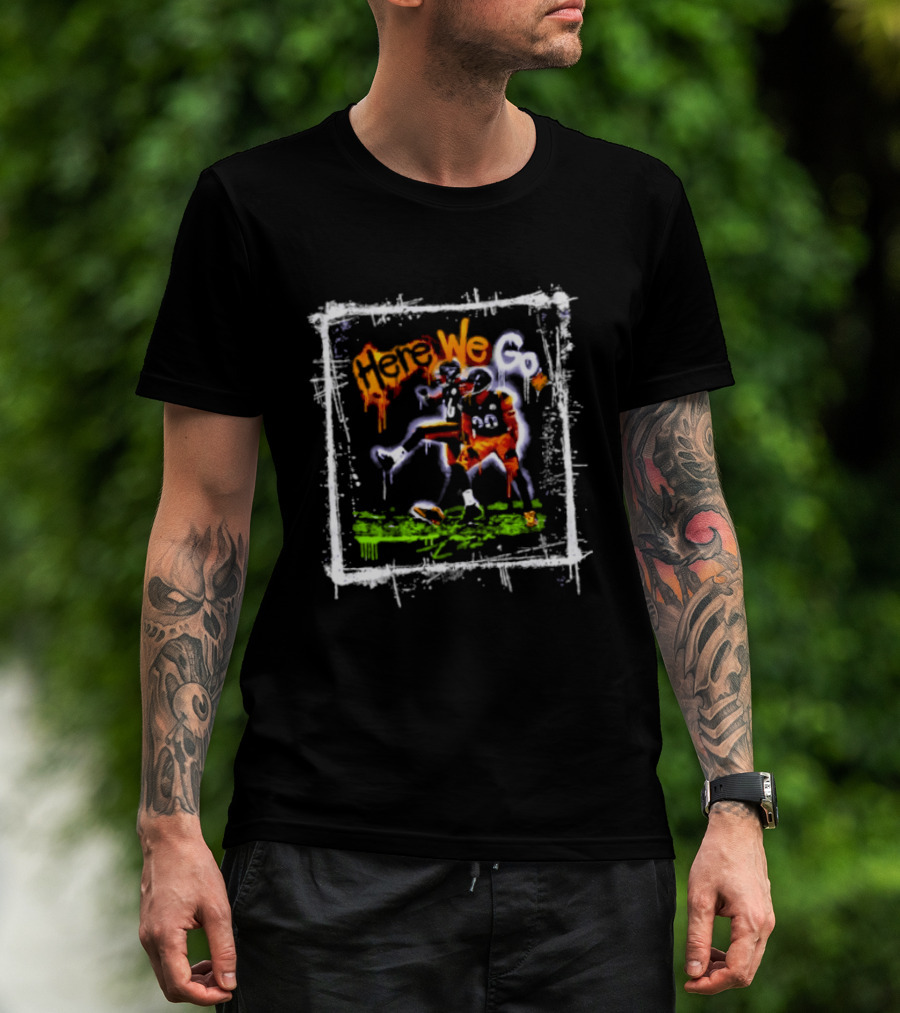 T.J. Watt Here We Go Pittsburgh Steelers Football Players T-Shirt