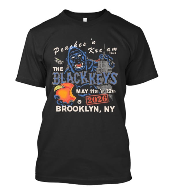 The Black Keys Peaches N Keem Tour Brooklyn May 11 12 2026 NYC T-Shirt