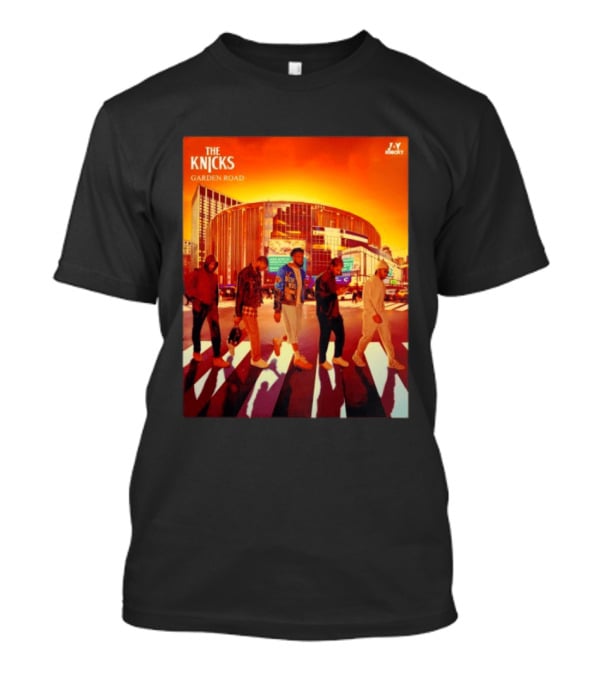 The Knicks Garden Road New York Knicks Madison Square Garden Abbey Road T-Shirt