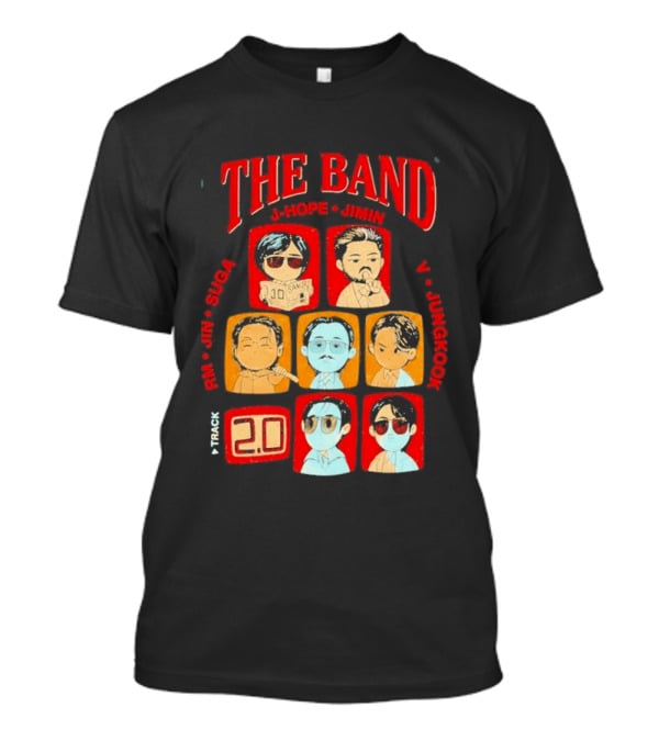 The Band RM Jin Suga J Hope Jimin V Jungkook 20 Arirang BTS World Tour 2.0 T-Shirt
