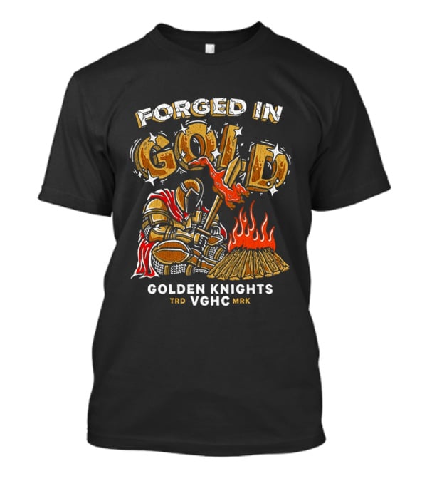 Forged In Gold Golden Knights TRD VGHC MMR Roasted Duck T-Shirt